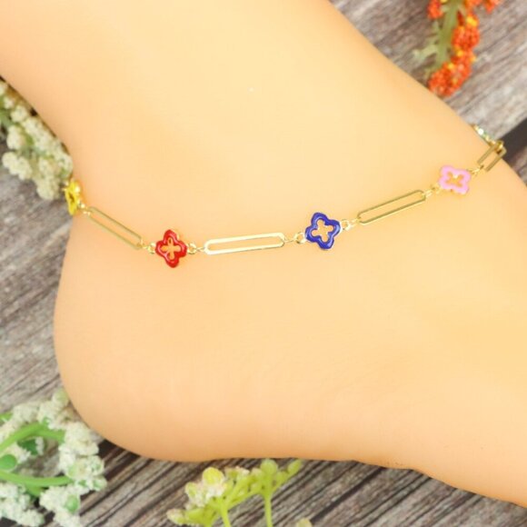 "Elegant Handmade Anklet – Delicate Jewelry for Women, MAR091466 - Picture 3 of 10